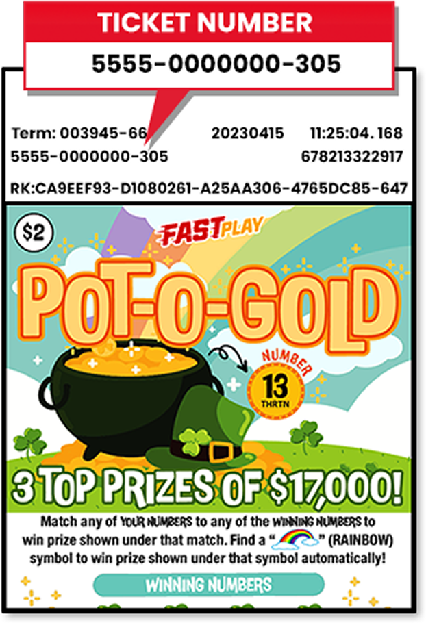 ticket number instructions