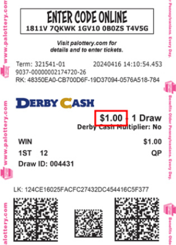 sample ticket