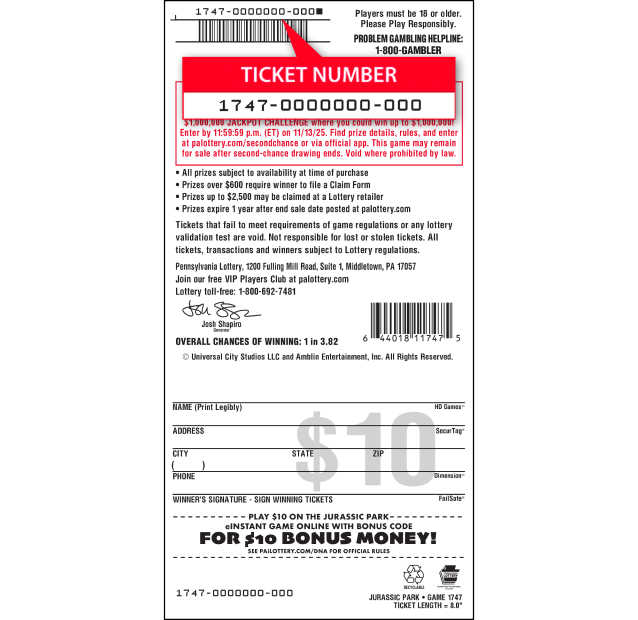 ticket number instructions