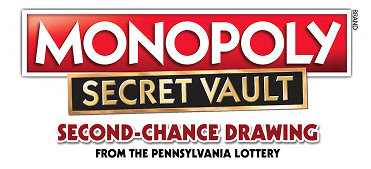  Monopoly Secret Vault Second-Chance Drawing From The Pennsylvania Lottery