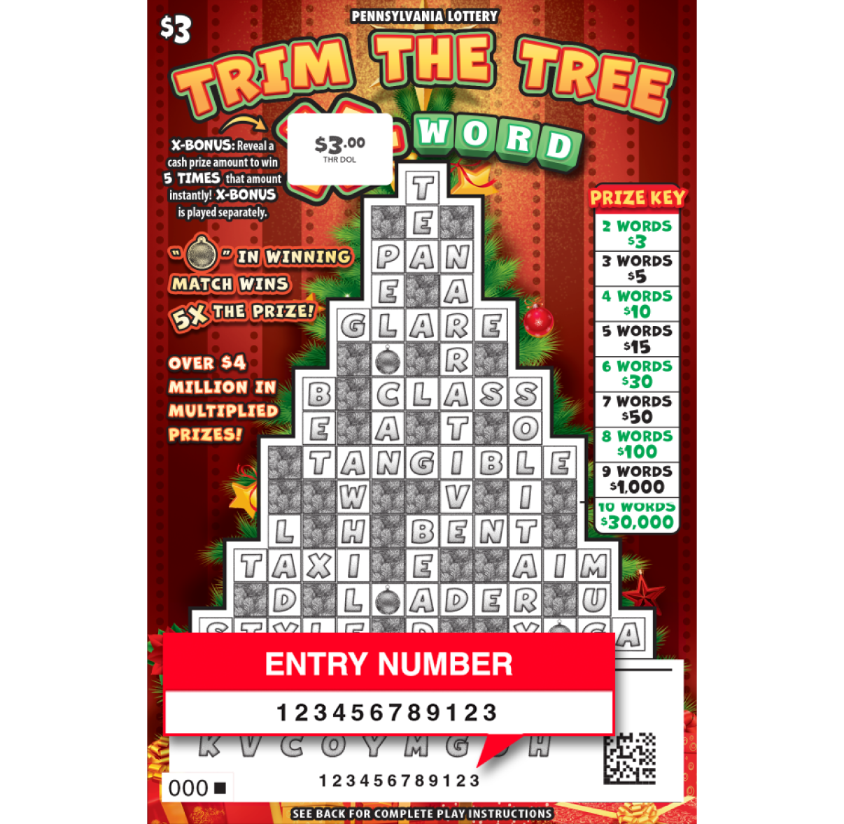 entry number instructions