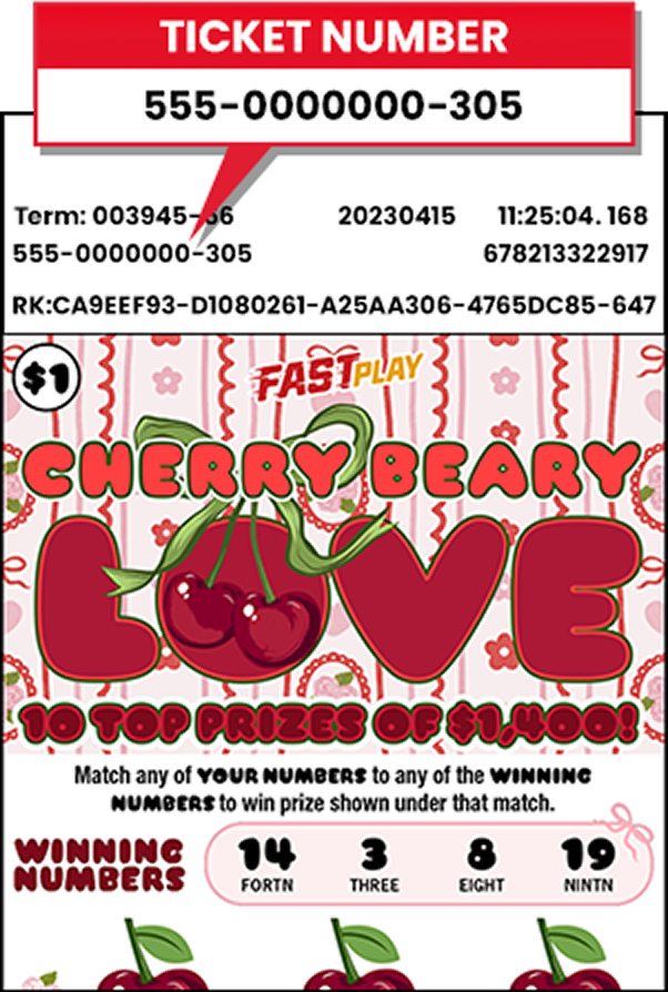 ticket number instructions