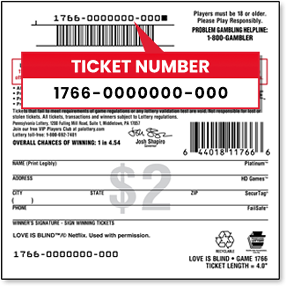 ticket number instructions