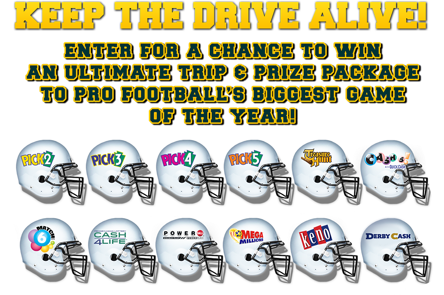 KEEP THE DRIVE ALIVE! Enter for a chance to win an ultimate trip & prize package to pro football's biggest game of the year!